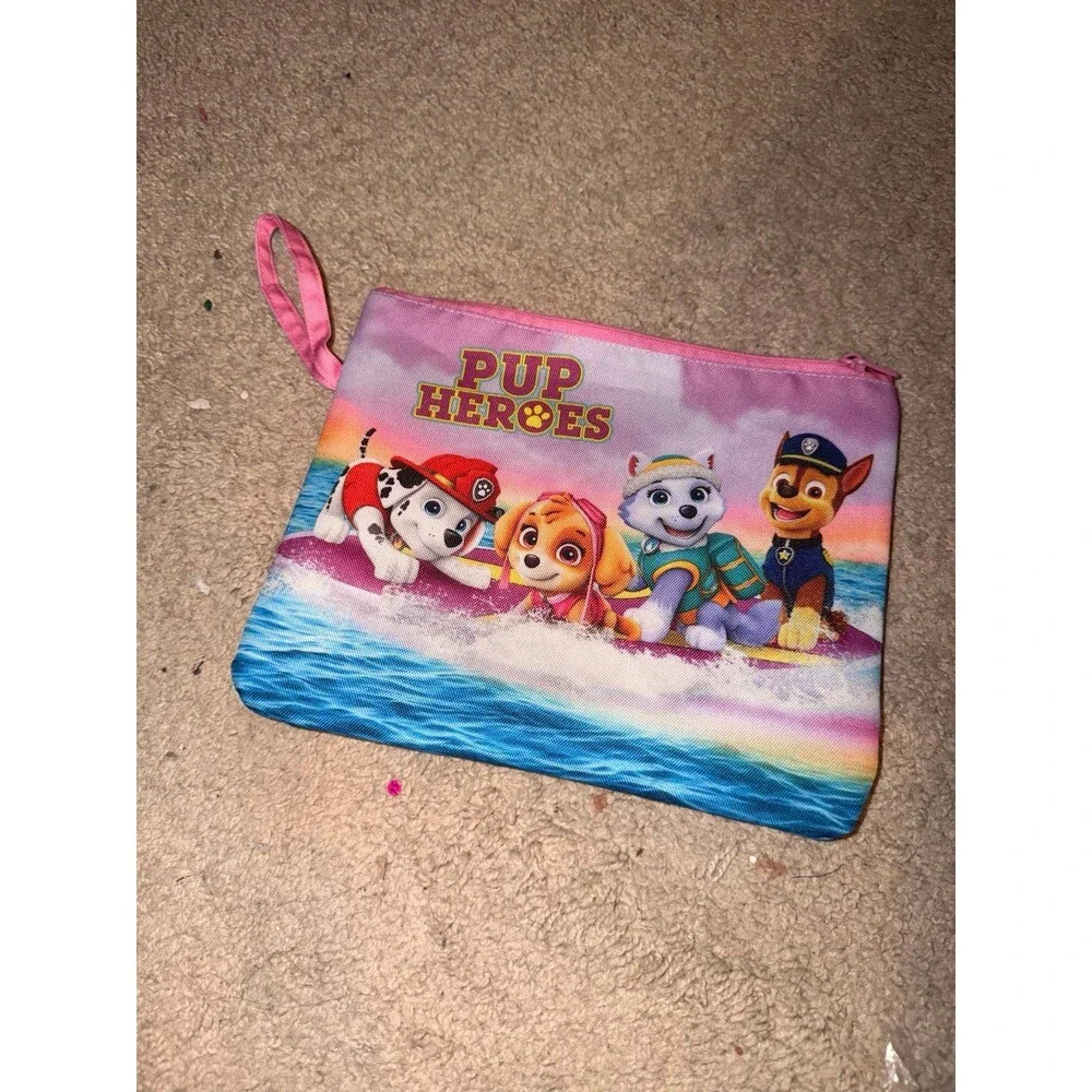 Paw patrol Nickelodeon dog pouch small bag toiletry